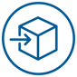 Shipping Outlinecircle Blue