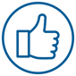Thumbsup Outlinecircle Blue